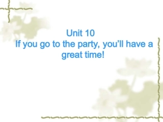 Unit10SectionA课件