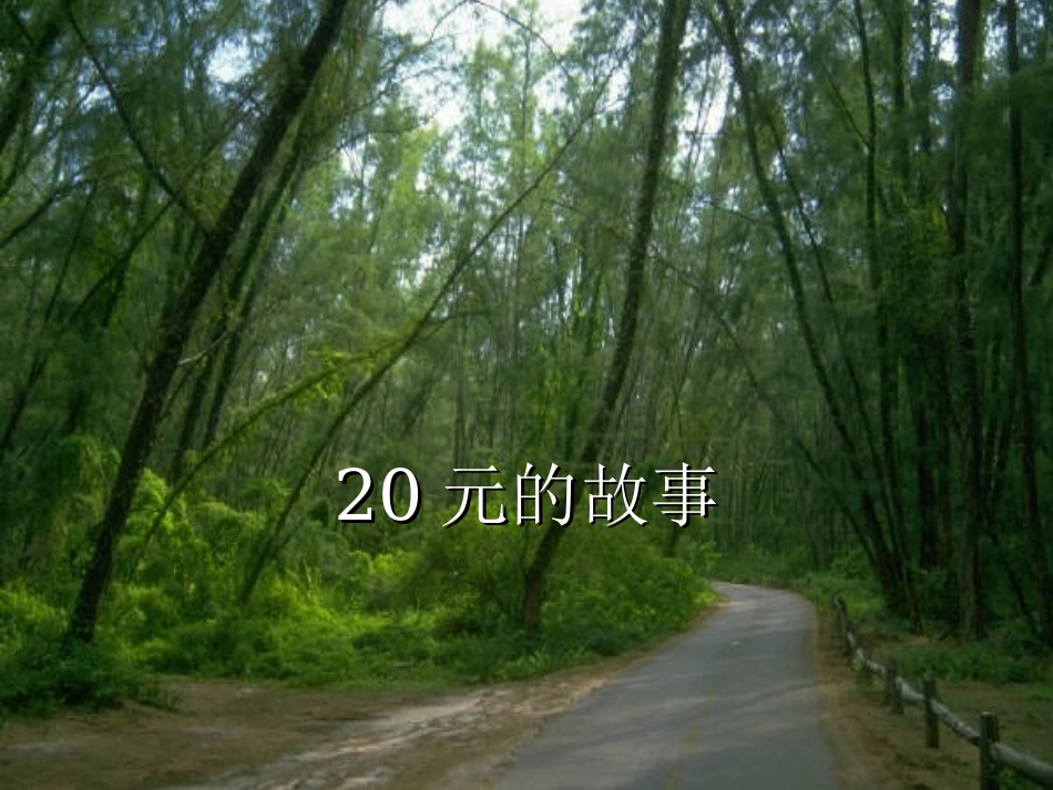 20元的故事_第1页
