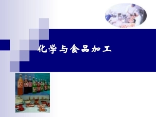 化学与食品加工