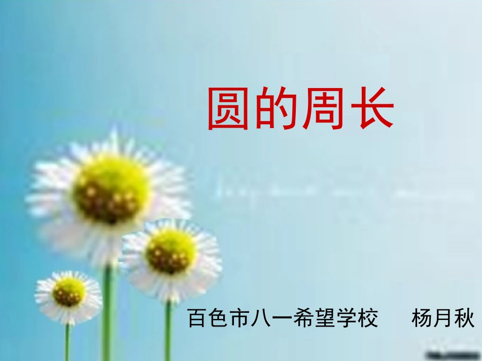 圆的周长PPT_第1页