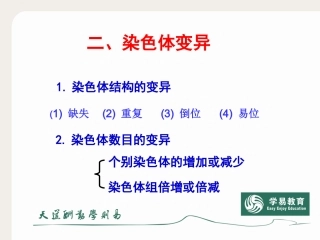 染色体变异 (2)