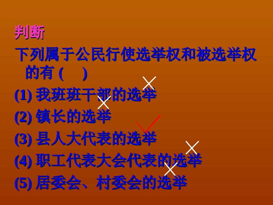 2013学年高一政治精品课件：112《政治权利和义务：参与政治生活的准则》（新人教版必修2）_第3页