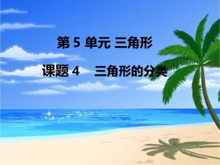 第4课时三角形的分类