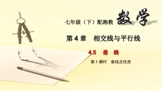 45　垂线第一课时