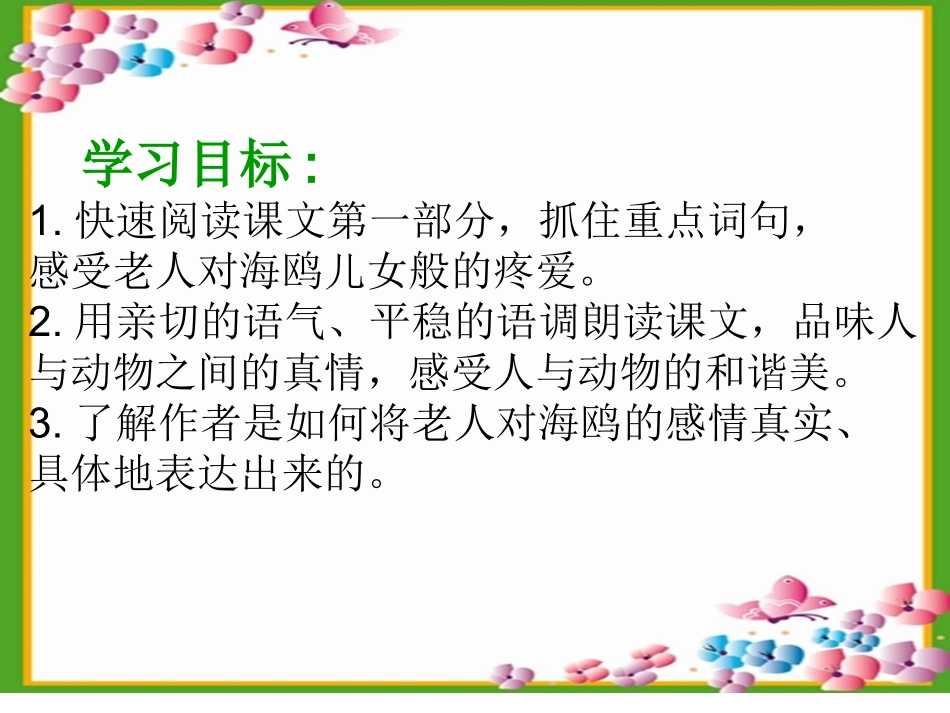 老人与海鸥(第二课时)_第2页