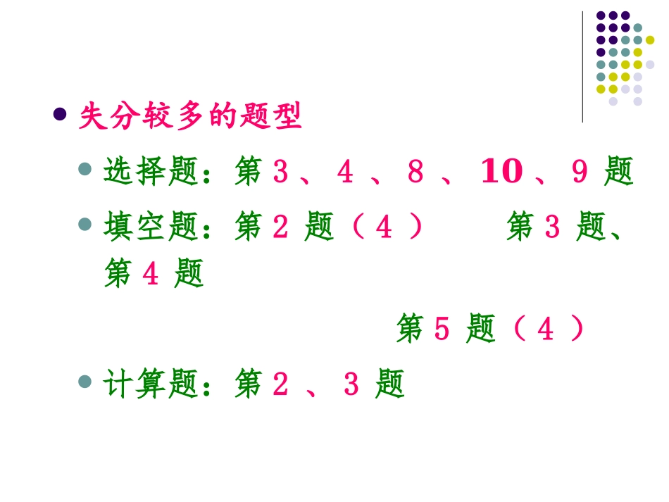 化学试卷评讲_第3页