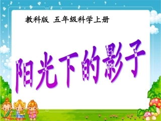 (教科版）2_阳光下的影子