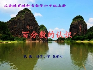 六上百分数的意义和写法