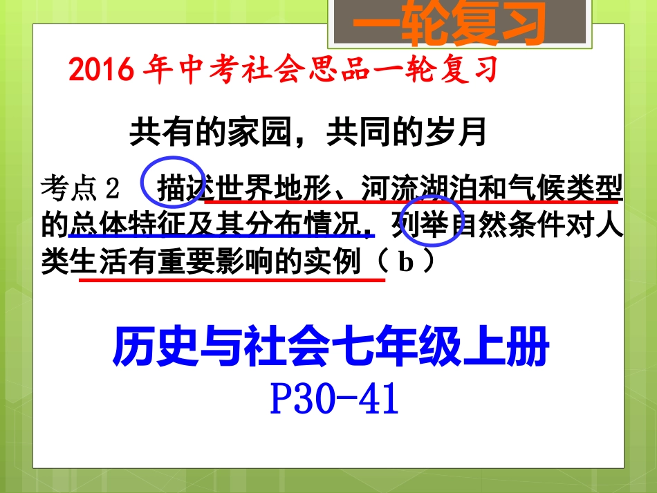 中考复习：考点2世界地形、河湖、气候_第2页