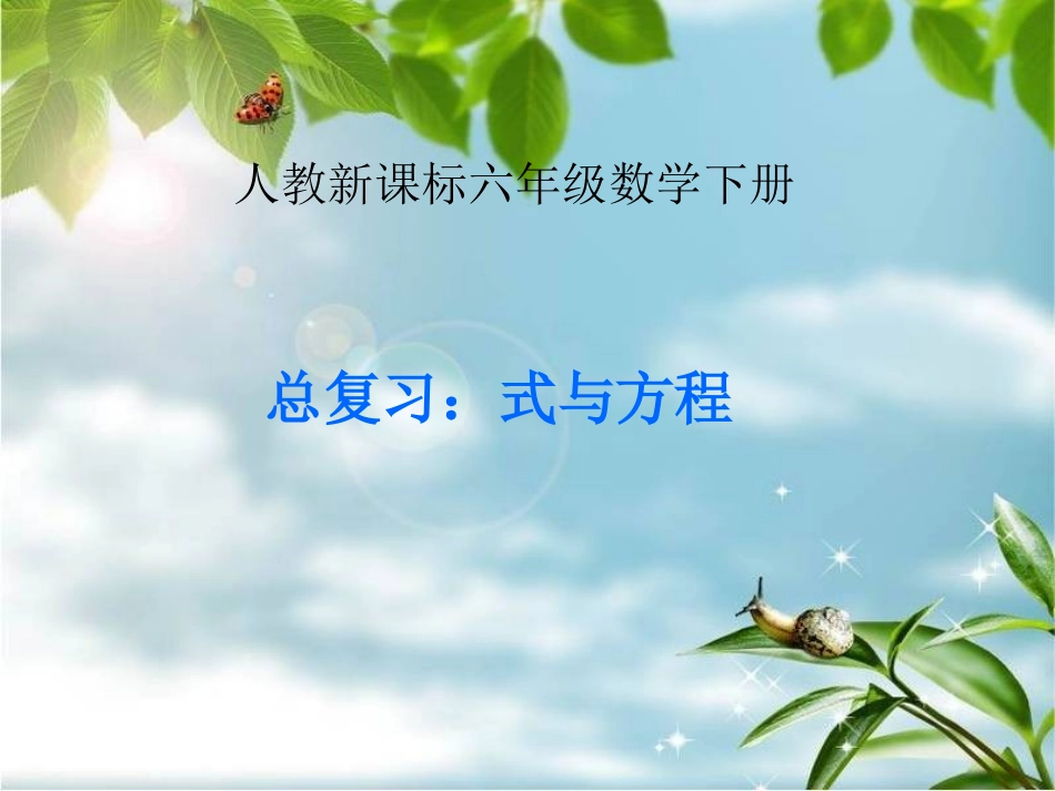 式与方程课件_第1页