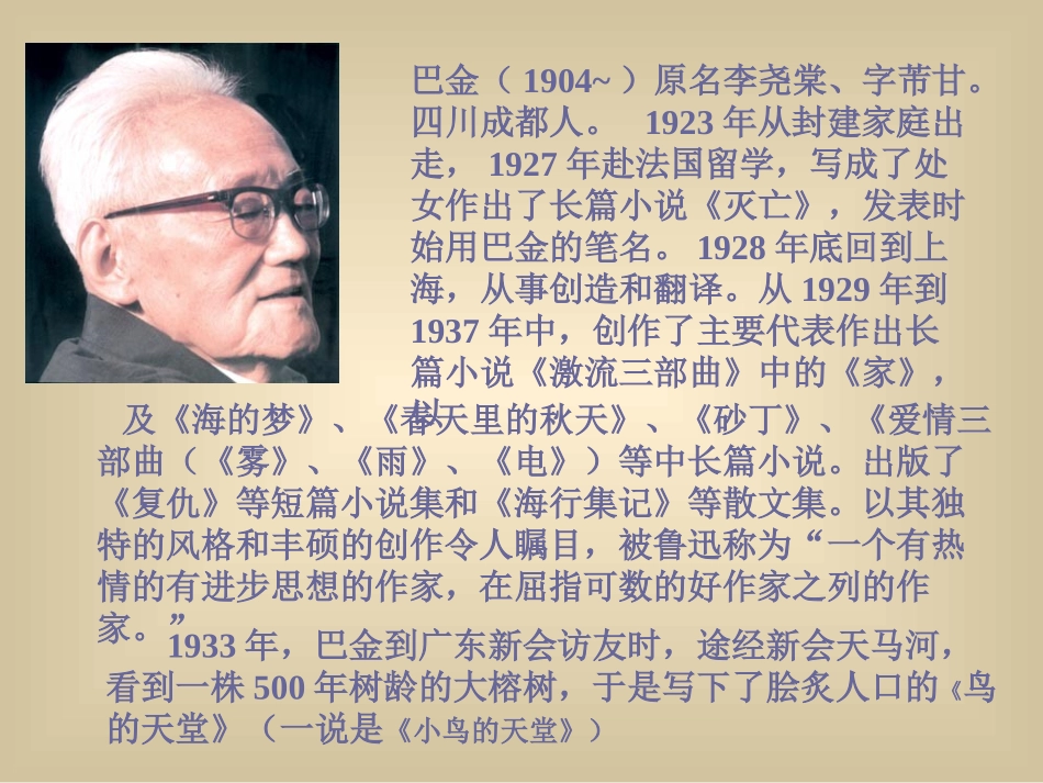 四年级《鸟的天堂》课件1_第2页