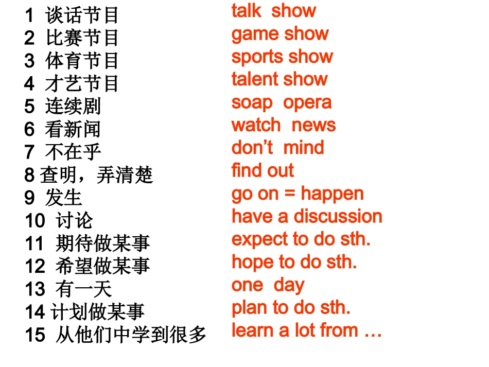 新目标八上Unit5复习课件_第3页