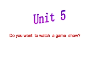 新目标八上Unit5复习课件