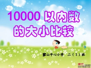 1万以内数的大小比较
