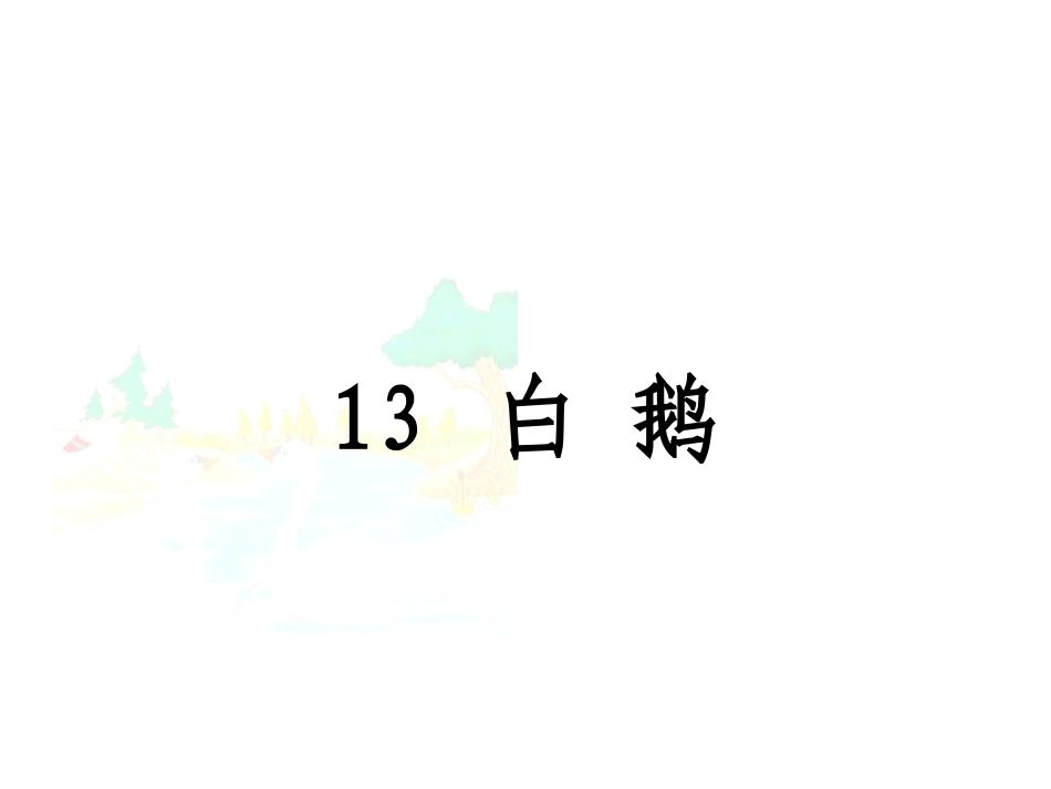 白鹅课件修改_第1页