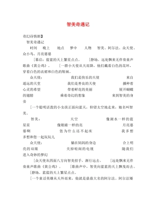智美奇遇记 