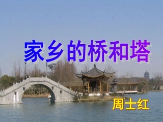 家乡的桥和塔