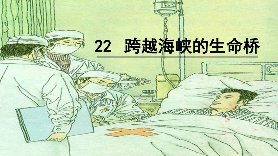 22跨越海峡的生命桥_第1页
