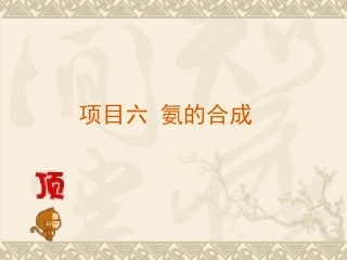 项目六氨的合成