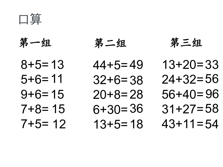 两位数加两位数连续进位加法(第二课时）_第2页
