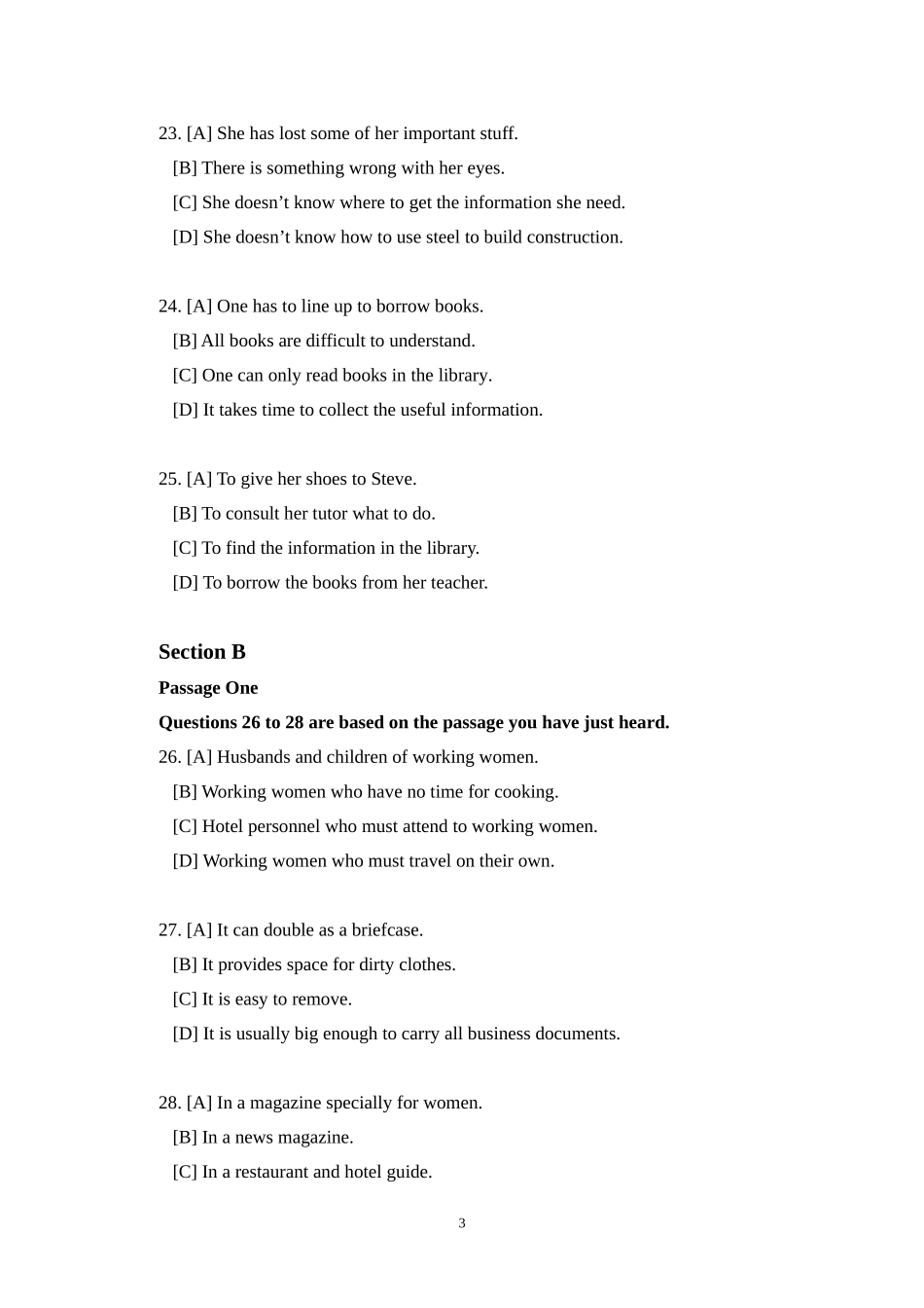 长喜英语在长安大学发的补充听力(六)_第3页