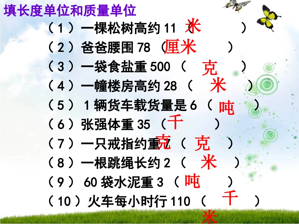 复习千米和吨_第3页