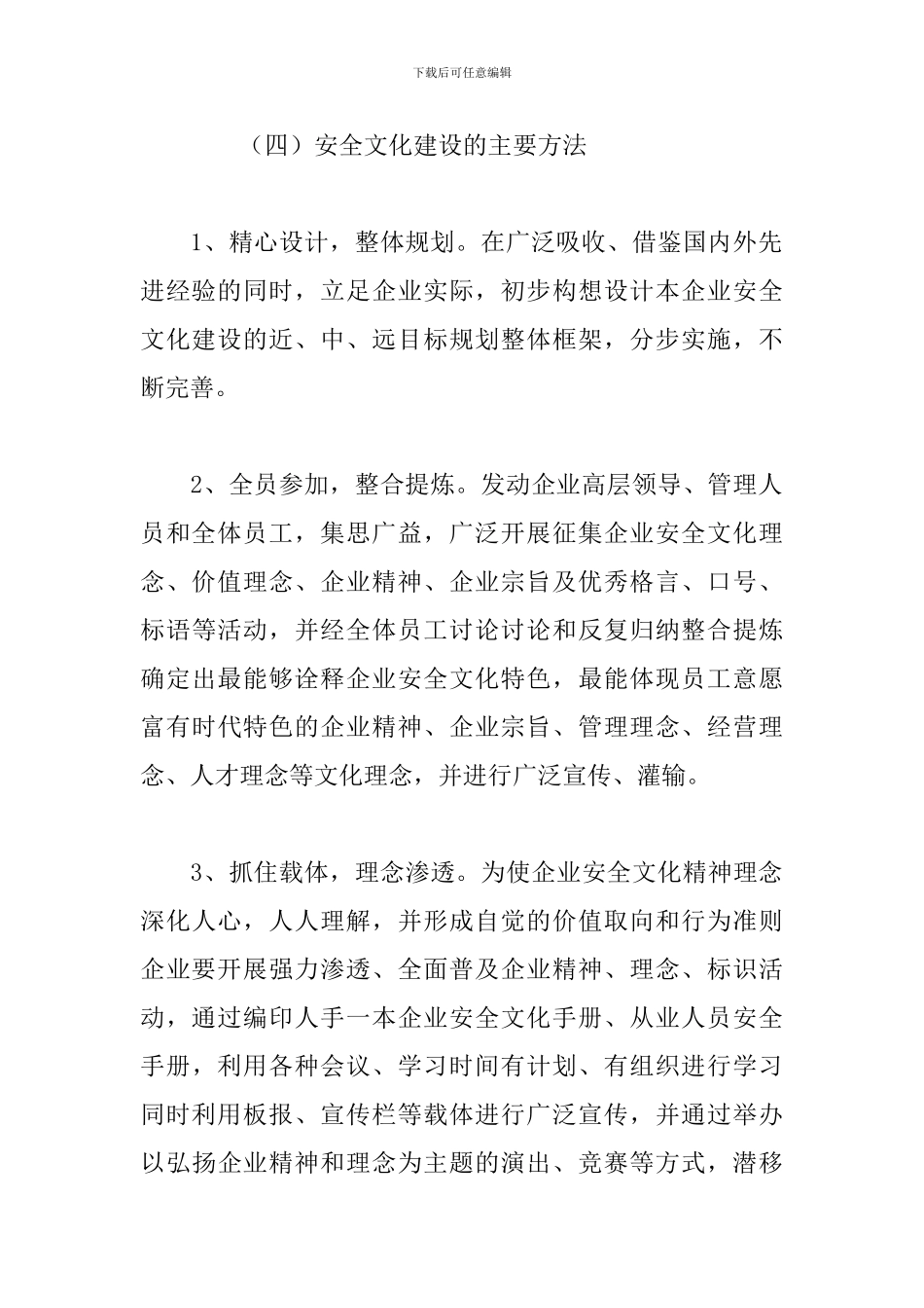 企业安全长期规划及措施_第3页