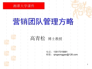 高博士团队建设