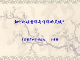 如何看课和评课课件