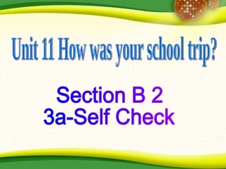 2013年春人教版英语七年级下册第十一单元第四课时教学课件Section_B_2