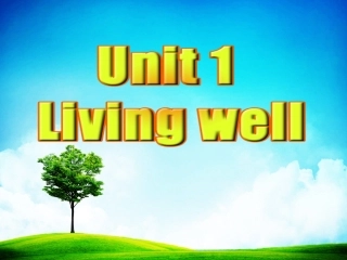 人教版高二英语选修七unit1-Using-language