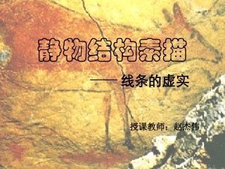 静物结构素描
