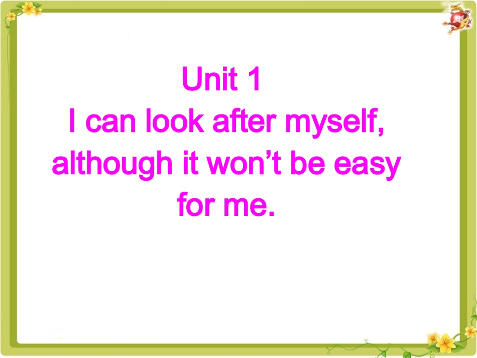 外研版九年级上册Module4Unit1_第3页