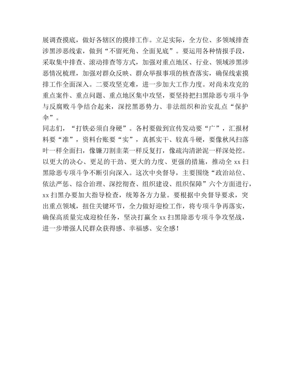扫黑重点2024_领导在2024年扫黑除恶推进会上的讲话 _第3页