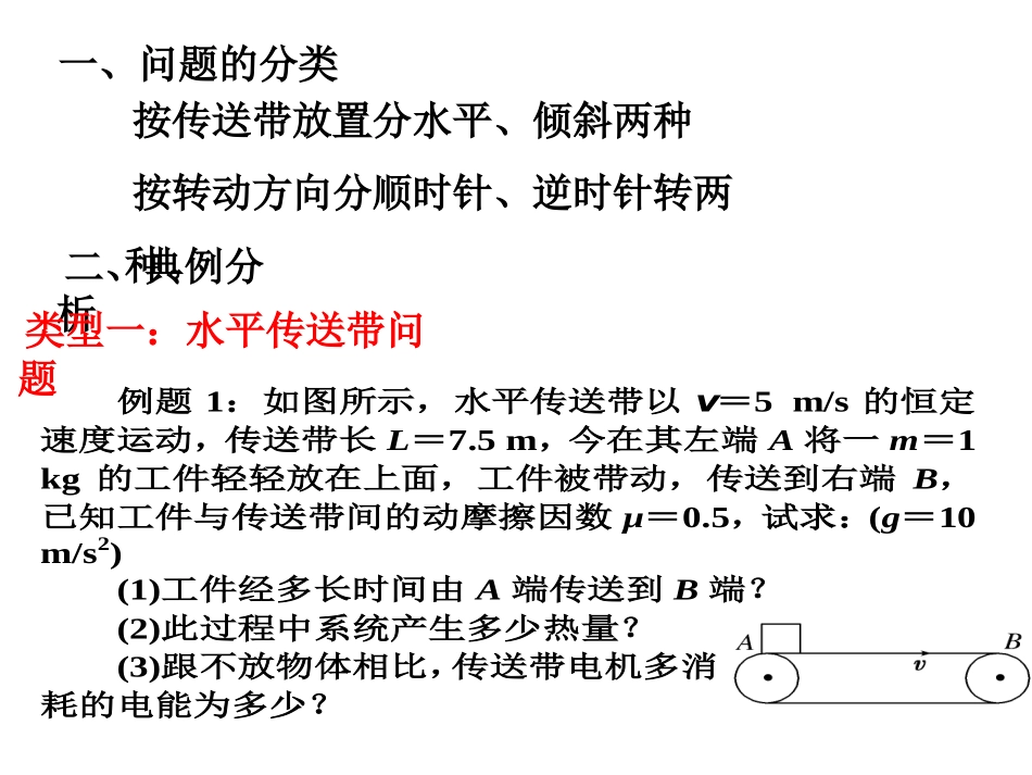 传送带问题归类分析_第2页