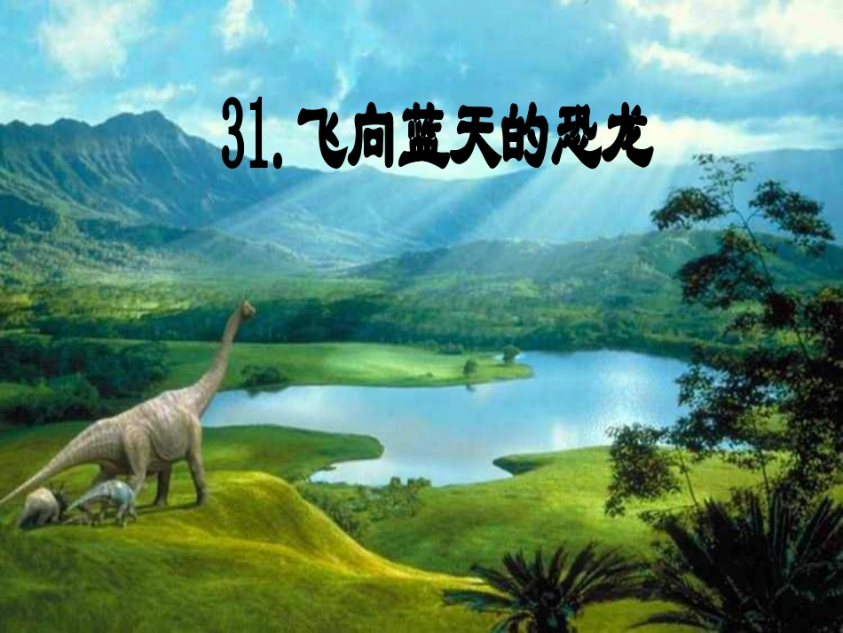 飞向蓝天的恐龙课件4 (3)_第1页