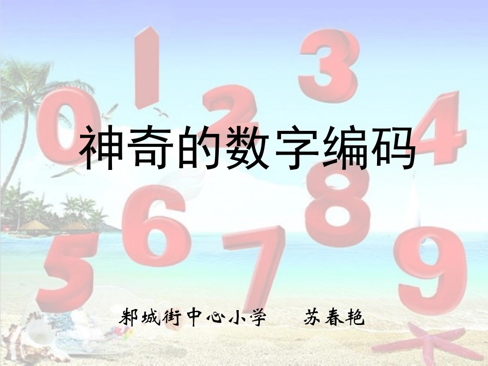 神奇的数字编码_第1页