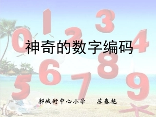 神奇的数字编码