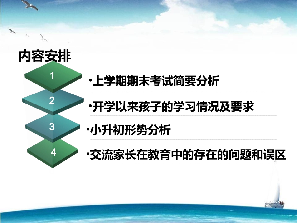 一切为了孩子六上家长会_第2页