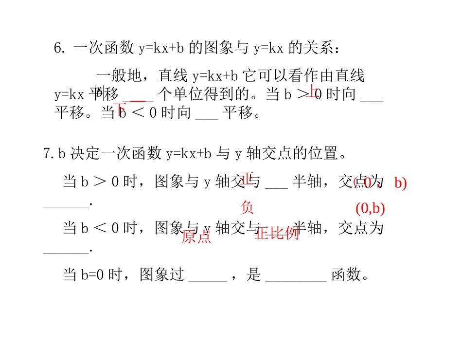 一次函数图像与性质复习课_第3页