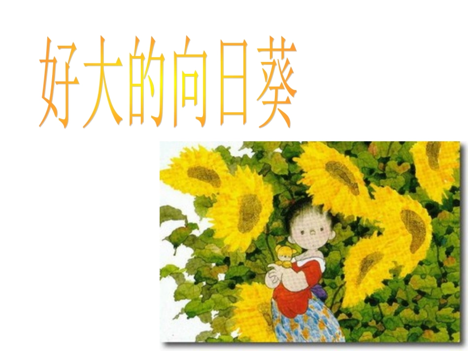 好大的向日葵_第3页