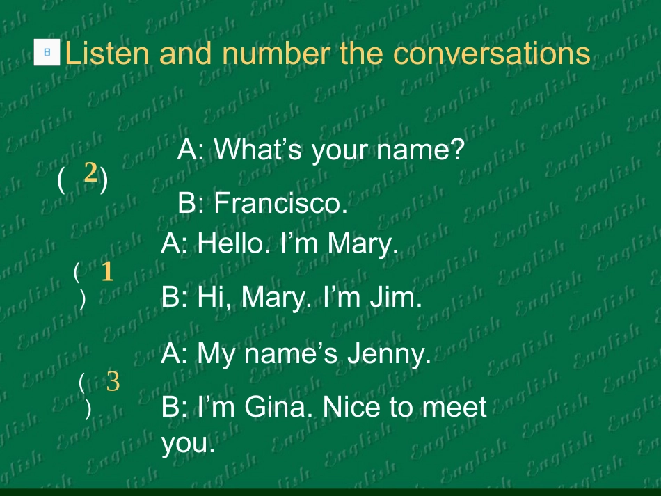 七年级英语上Unit1_第3页