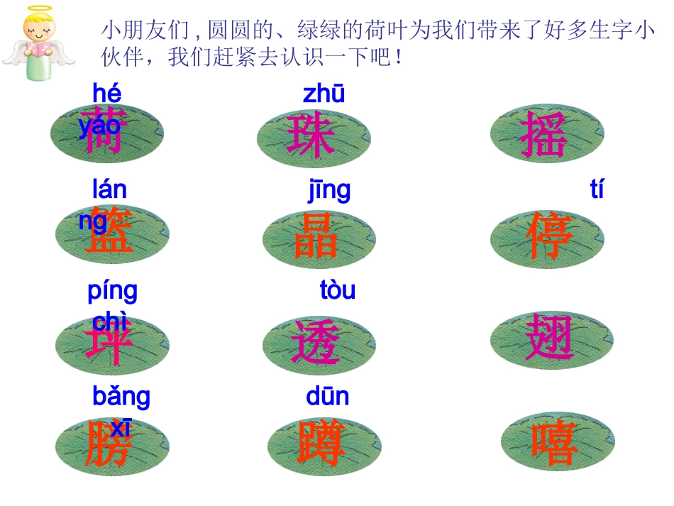 一年级上册《荷叶圆圆》_第3页
