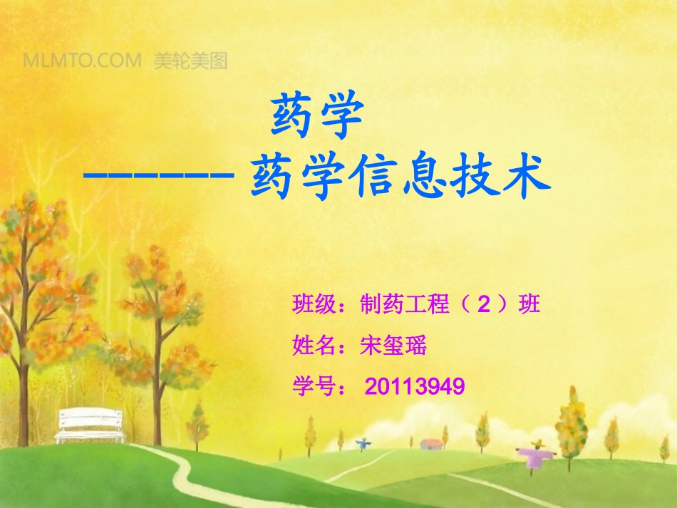 药学-----(药学信息技术)_第1页