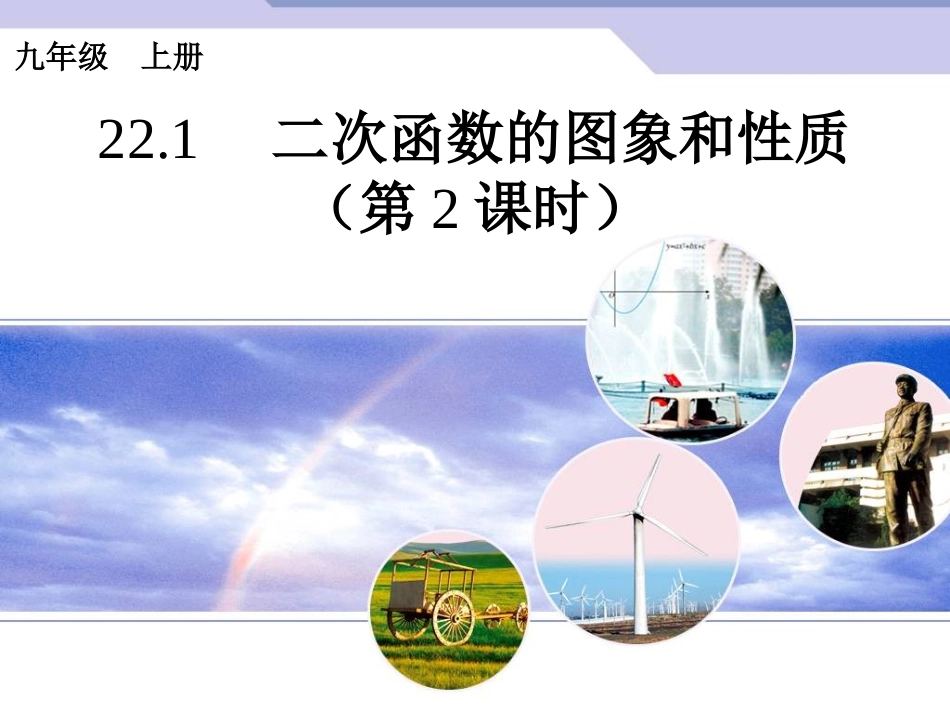 2015人教版数学九上221《二次函数的图象和性质》(第2课时)PPT课件_第1页