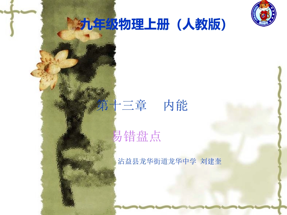 第13章易错盘点_第1页