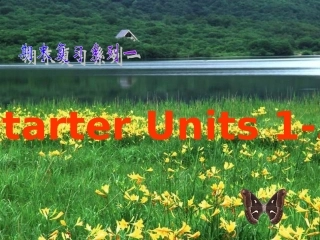 七年级上新目标英语期末复习课件starter1-3