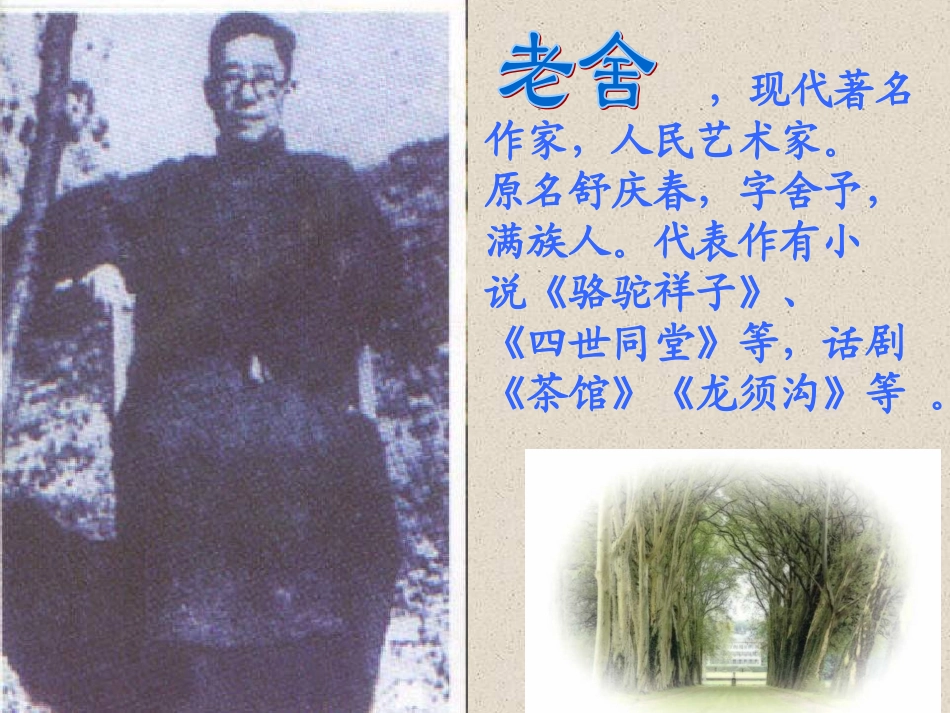 骆驼祥子_课件_第1页
