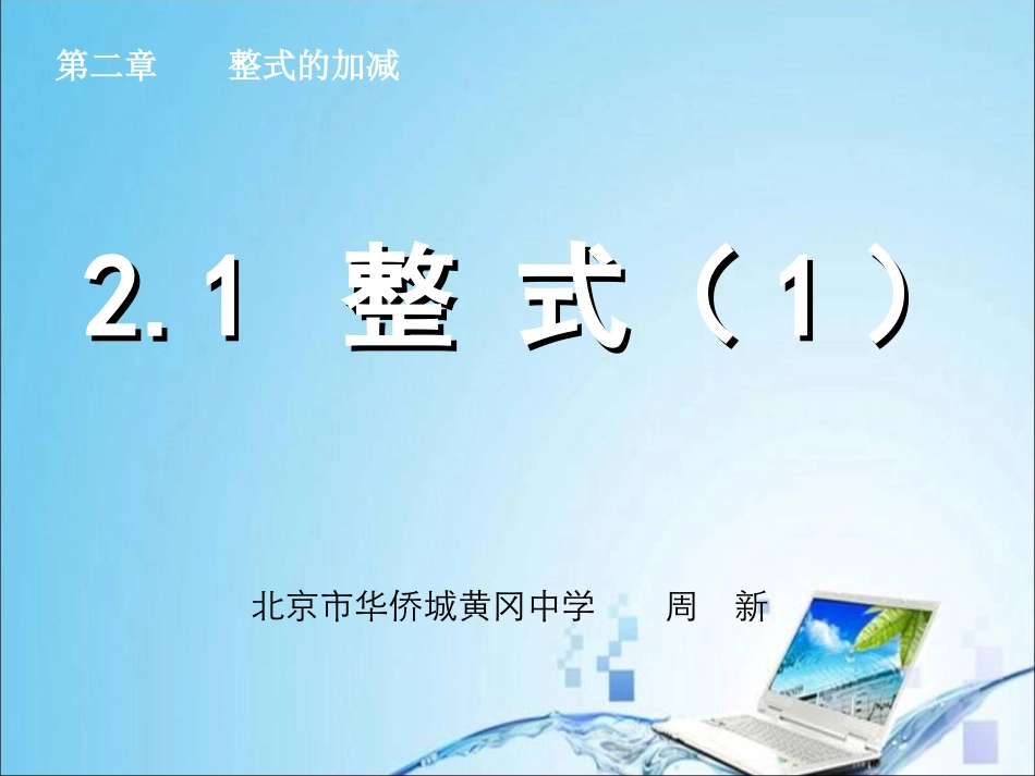 21整式（1） (2)_第1页