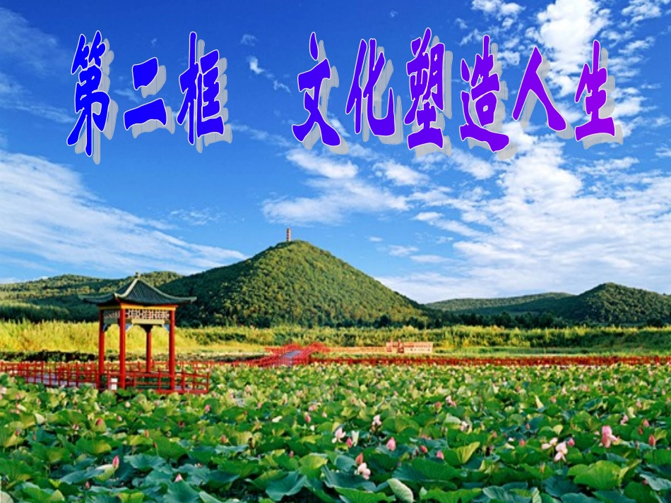 文化塑造人生_第1页